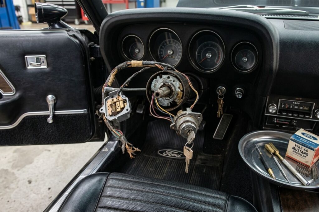 Toyota steering wheel with loose wires
